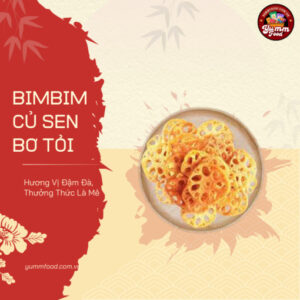 Ảnh bim bim củ sen bơ tỏi